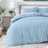 Washed Microfiber Duvet Cover Set-90165612-90165610