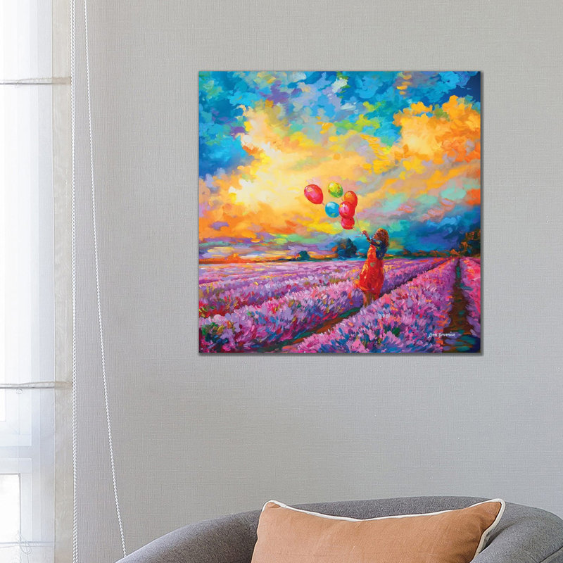 Impressionist Art 1 Piece Wrapped Canvas Painting, 66.04 cm H x 66.04 cm W