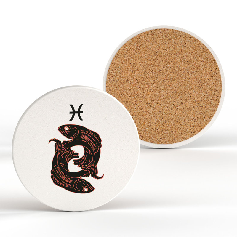 Kana Ceramic Round 1 Piece Coaster