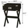 Grable Transitional Wooden 1-Drawer Rectangular End Table with Metal Corners