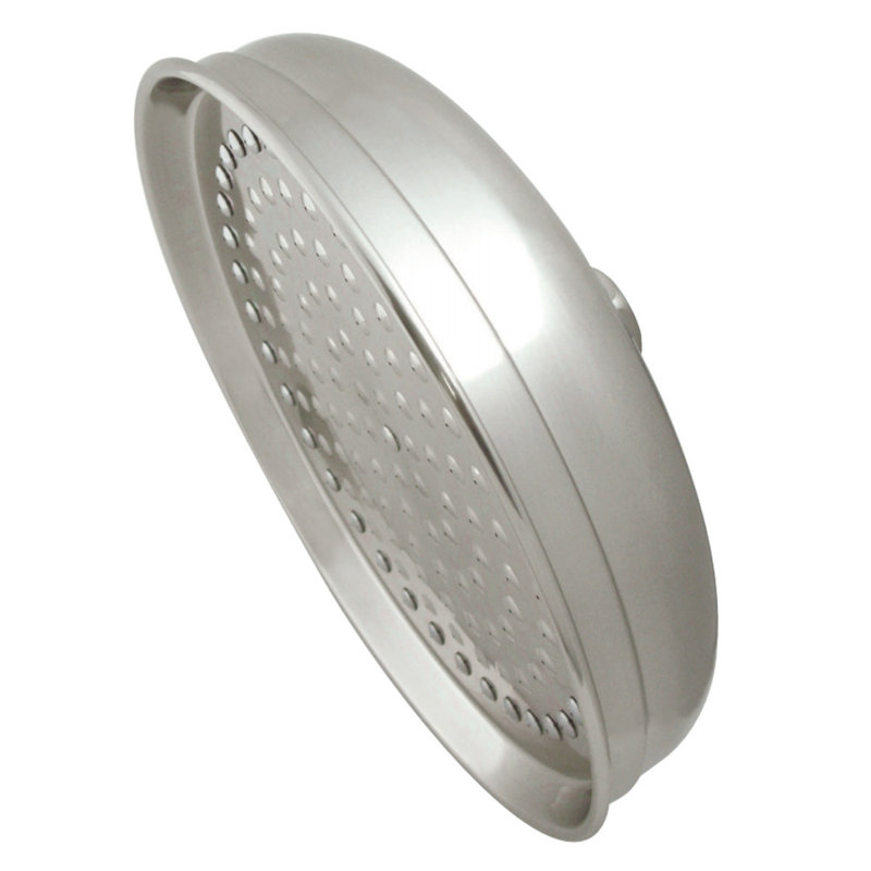 Kingston Brass Victorian 10-Inch Round Raindrop Brass Shower Head, Brushed Nickel