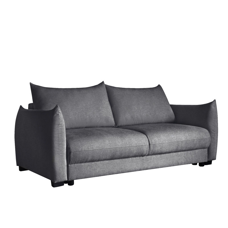 Bronte 3 Seater Fabric Sofa Bed, Grey