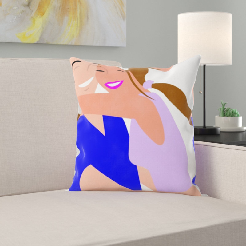 Coussin décoratif couple