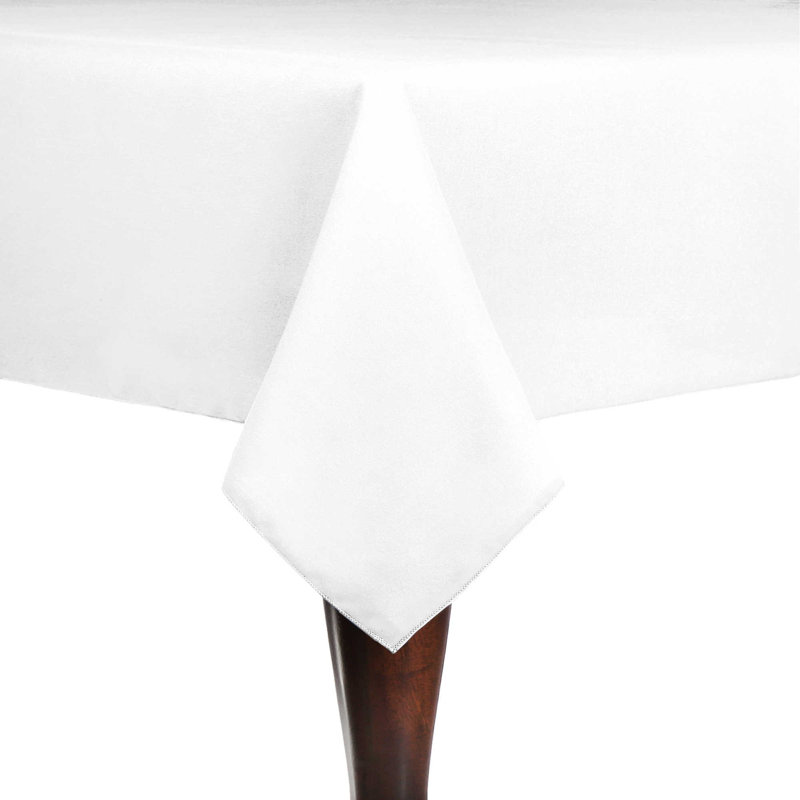 Nappe Yasser Rene, 84 po x 84 po, Blanc, 2