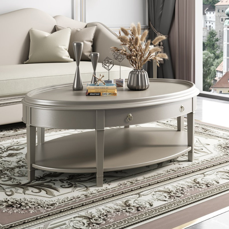 Table basse moderne de style américain, H 18,9 po x L 47,24 po x l 27,56 po