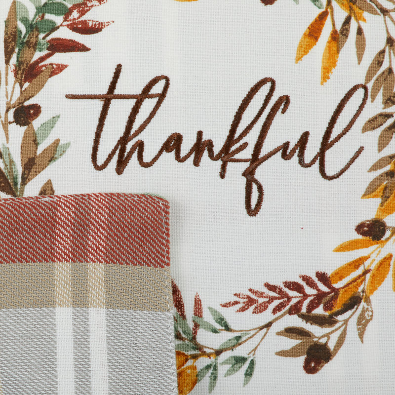 Alcova Plaid 100% Cotton Thanksgiving Table Runner, 108" x 14"