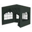 Auvent de mariage 10 pi x 10 pi pour tente de réception d'extérieur robuste + 4 murs amovibles-128504644