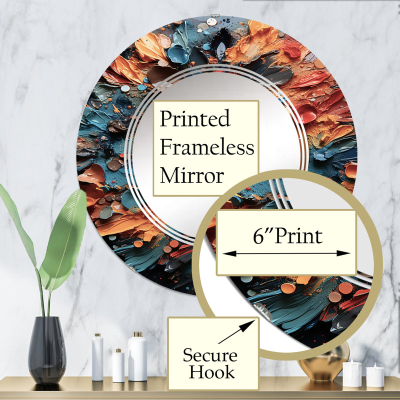 Miroir mural Morenview, 32 po x 32 po
