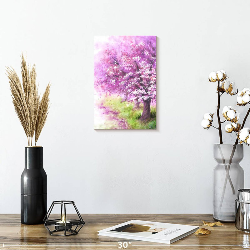 Spring Sakura Tree, 12" H x 8" W