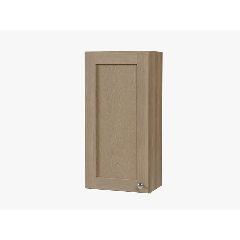 Disar 15" Bathroom Wall Cabinet Left, Satin