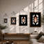 Symmetrical Beetle Art Deco - Framed Print-2031002093-2031002095