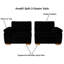 2 Seater Corduroy Sofa-1370086344