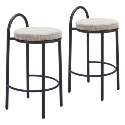 Sisal Barstool Beige Tweed