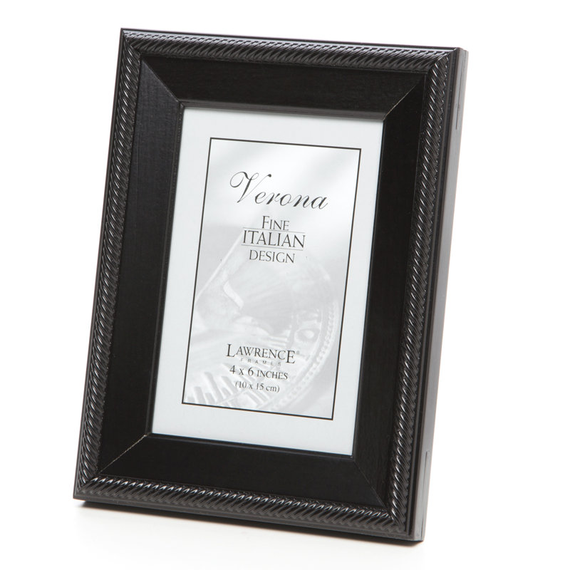 Cadre photo tuxedo, 4 po x 6 po, Noir