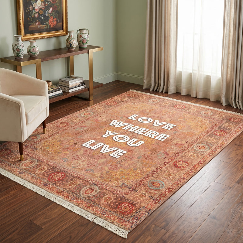 Tapis rouge / rose Bungalow Bungalow