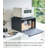 Tower Yamazaki Home Bread Box, Steel Kitchen Counter Storage Food Container Holder, Steel, Handles-48848765