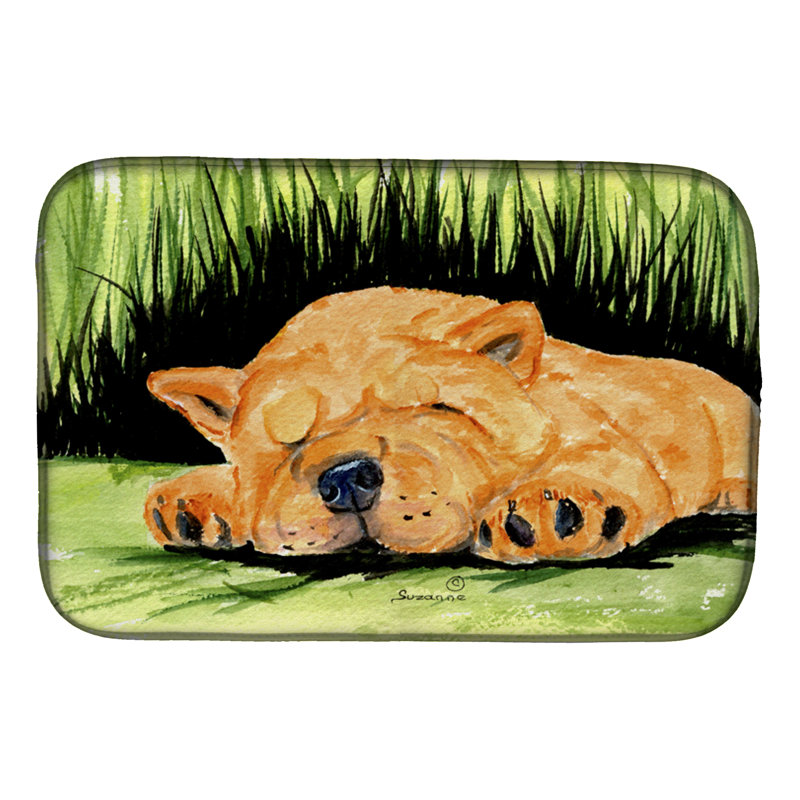 Tapis de séchage chow chow