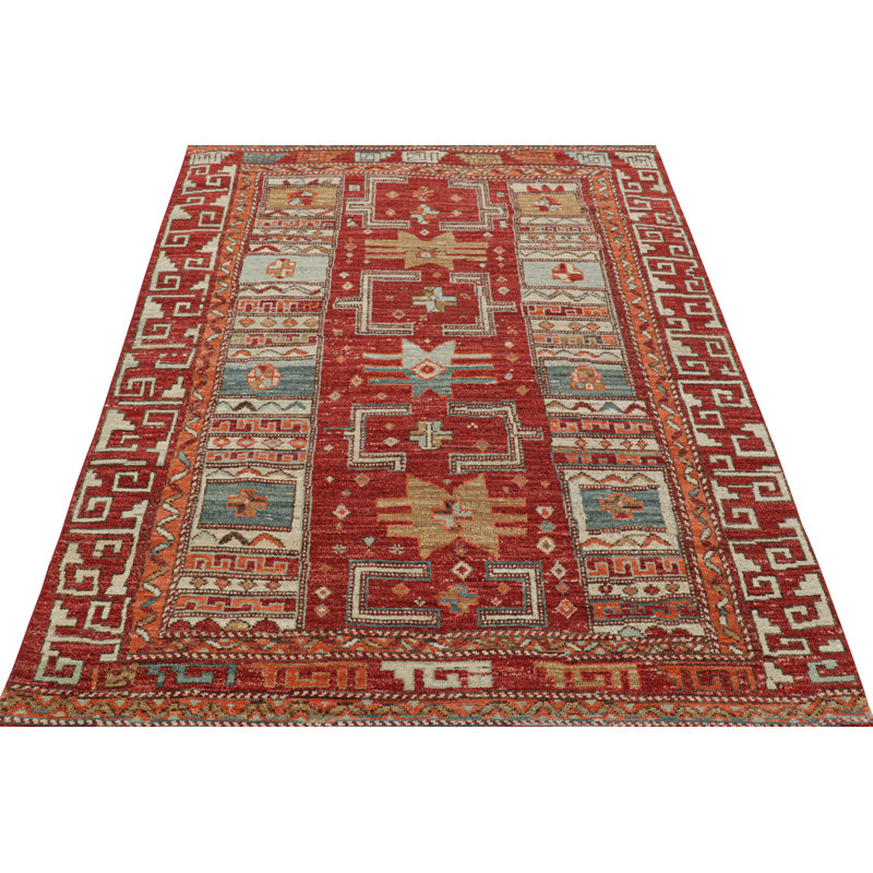 One-of-a-Kind 4'8" X 6'3" Hand Knotted Area Rug