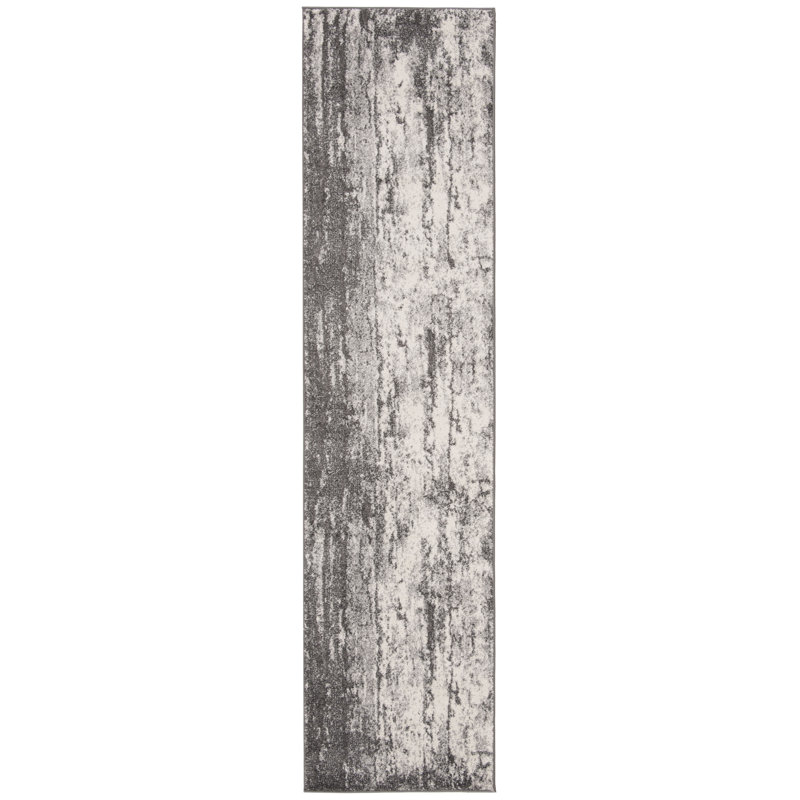 Elzada 100 Performance Abstract Rug, Runner 2' x 8'