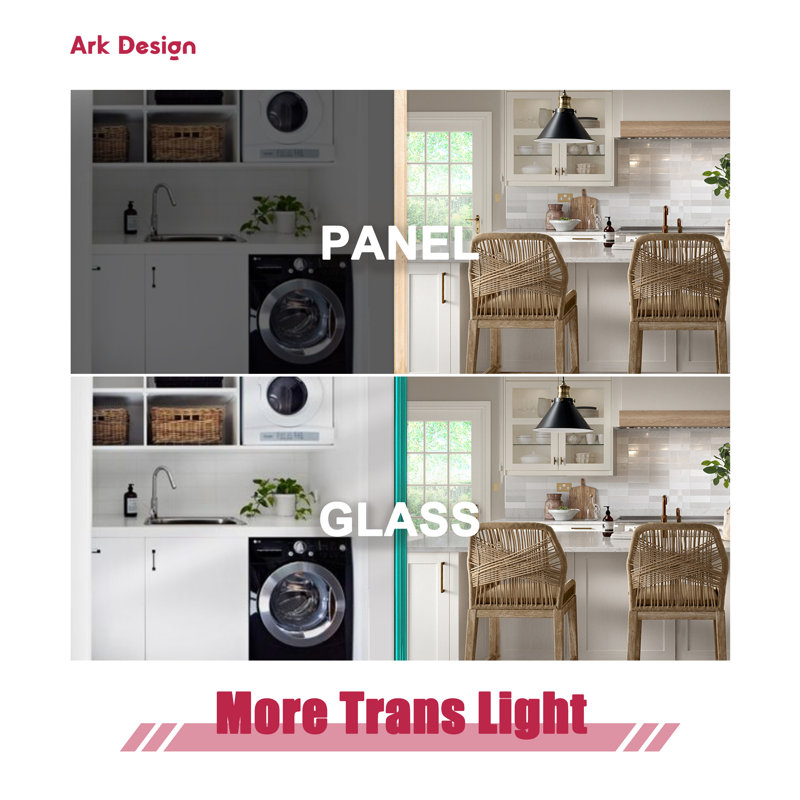 48 in. x 80 in. White Tempered Frosted Glass Sliding Closet Door