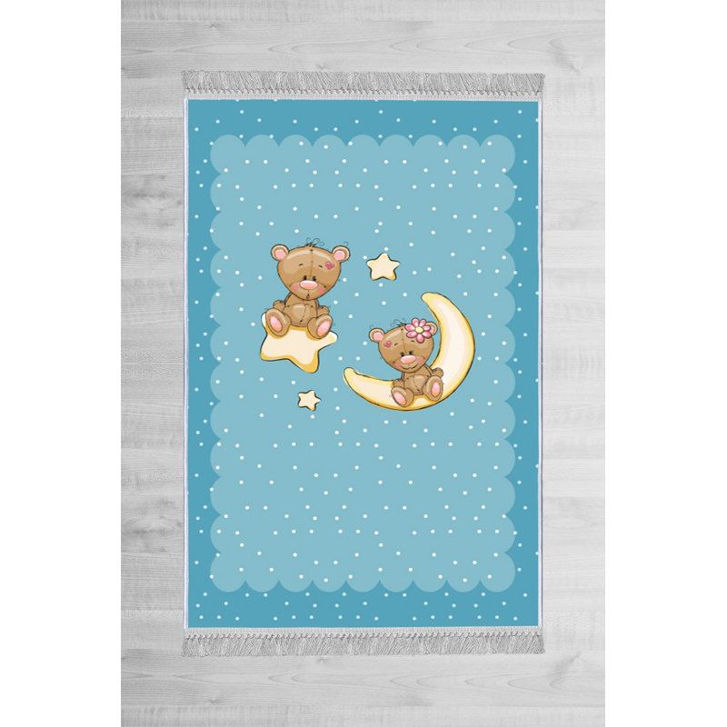 Luxurious Velvet Area Rug (4.6 x 7.2 ft), 100% Antibacterial Fabric, Non-Slip Cotton Backing, Pile Height: 0.4 in | Machine Washable, 3D Digital Print Design | Perfect for Living Room & Bedroom Decor, Soft & Durable