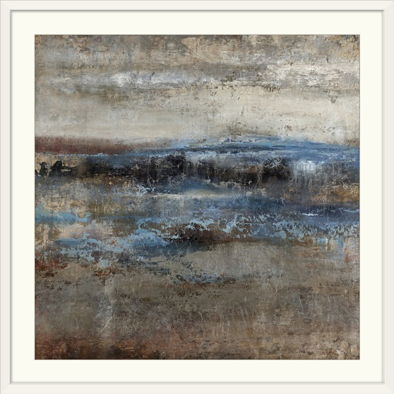 «Sommet Storm Clearing Slate» par Alexys Henry, reproduction d'art, H 35 po x l 35 po x P 1,5 po, Toile