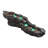 Hamby Resin Tiered Rocky River Stream Fountain with Color Changing LED Light-458783348
