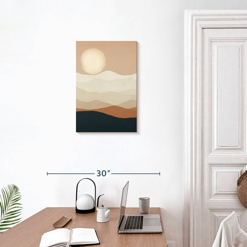 Avery Mojave Mountains And Moon, 24" H x 16" W