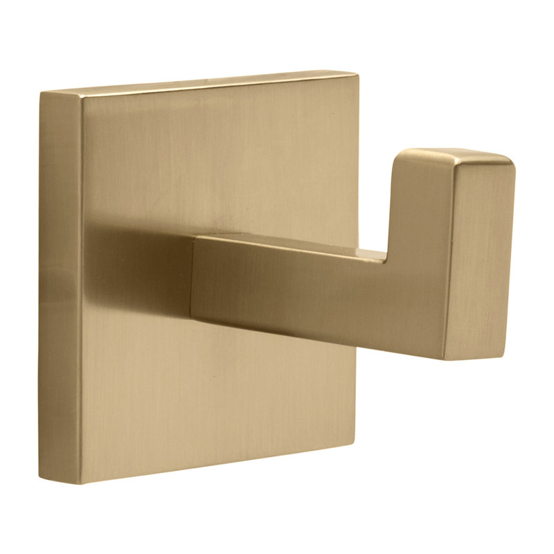 Skylight Collection Robe Hook - 2-3/16 " x 2-3/16 "  Champagne Bronze - Contemporary Bathroom Hook for Towels & Robes