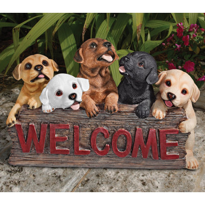 Animals Water Resistant UV Resistant Plastic Garden Statue