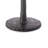 Asher Sculpted Cast Aluminum Candlestick in Ebony- Tall-1015736827