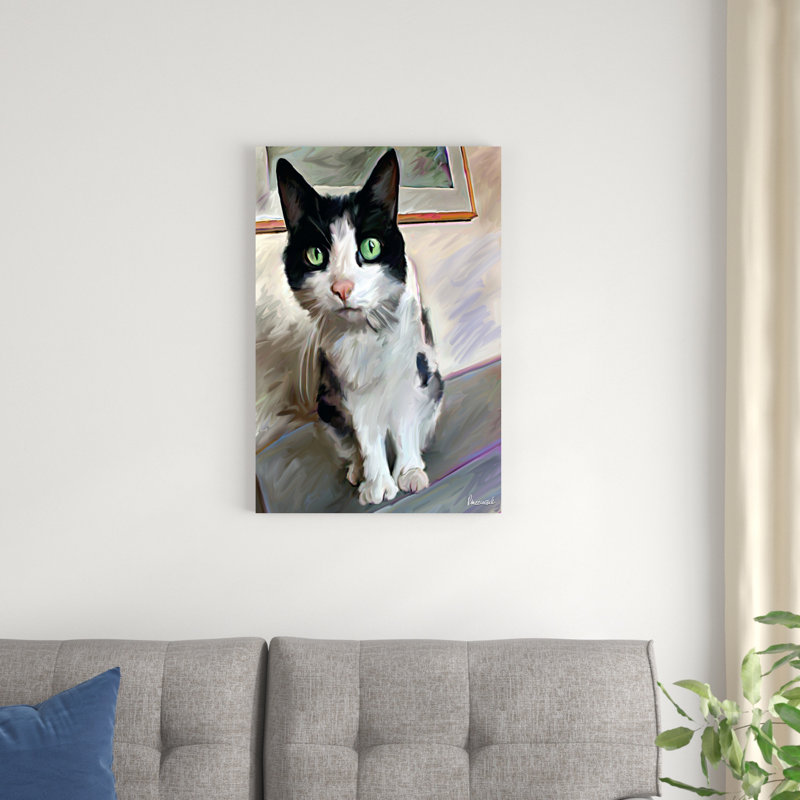 Jolie fille chat, H 30 po x l 20 po x P 1,25 po