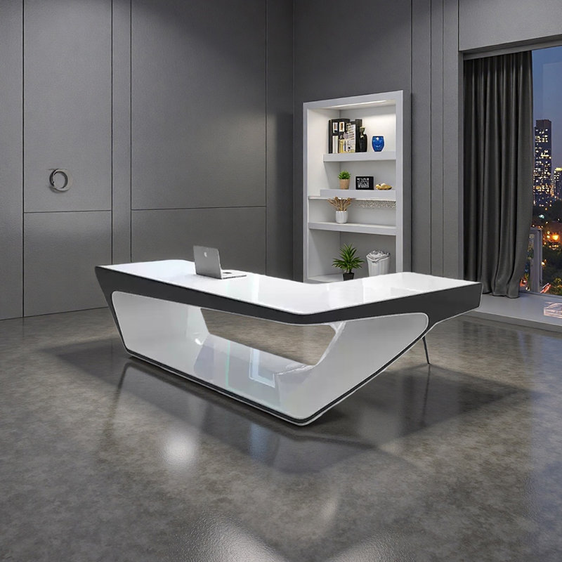 Bureau d'ordinateur Baran, H 29,53 po x l 78,74 po x P 62,99 po