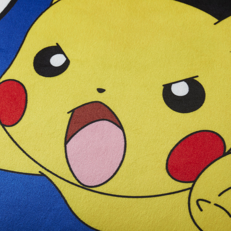 Ensemble de coussin pour enfant avec taie d'oreiller amovible Pokemon Pikachu