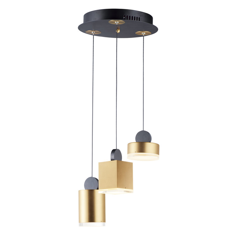 Fick 3 - Light Black LED Cluster Pendant