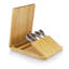 Ensemble de planche à fromage et de couteaux Asiago Zuri