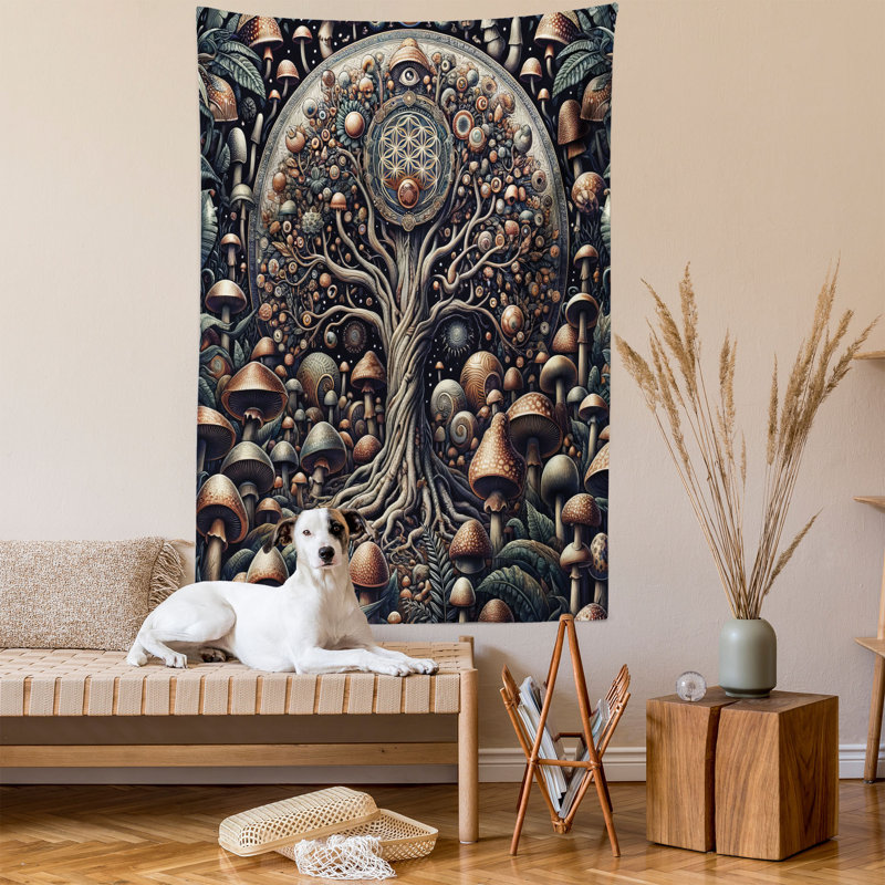 Tapisserie en polyester, H 60 po x l 40 po