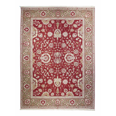 Wool Floral Indoor Rug