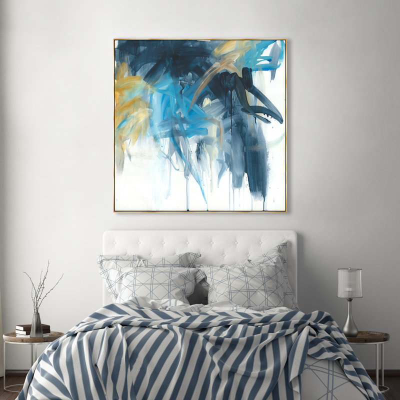 Chaos Print by Ann Duffy, 31.5" H x 31.5" W x 1.5" D, Image Gel Brush