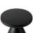 Guruvansh 17" Wide Round Fiberstone Side End Table – Tapered Hourglass Pedestal Accent Table for Patio, Balcony, or Living Room-1143190366