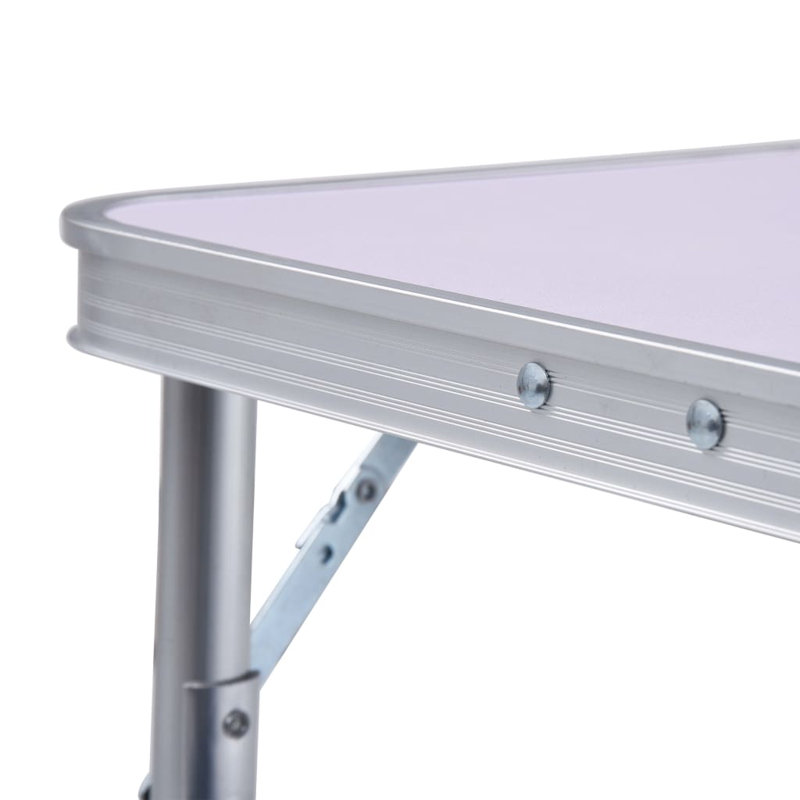 Ellijay 60cm Rectangular Folding Table, White