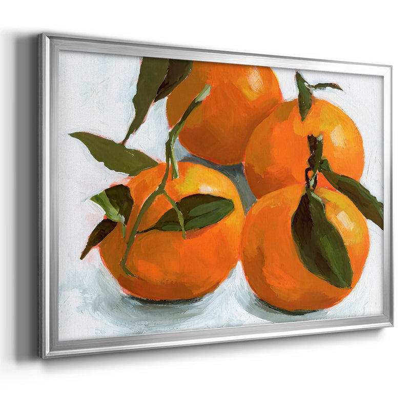 Citrus Grouping II, reproduction d'art sur toile, Argent, H 14 po x l 20 po x P 1,5 po
