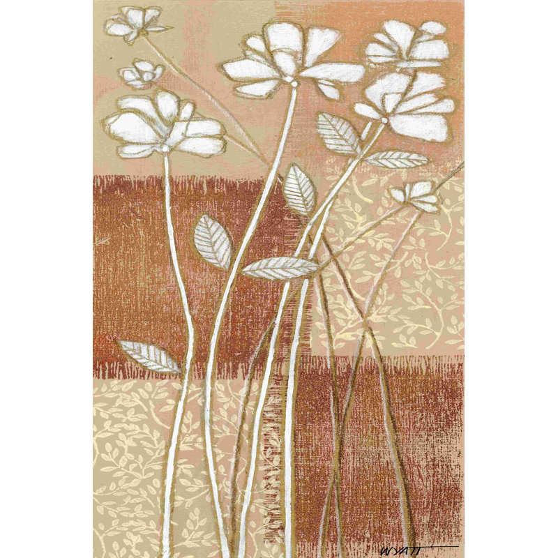 " Patchwork Blooms I " by Norman Wyatt Jr., 30" H x 20" W  