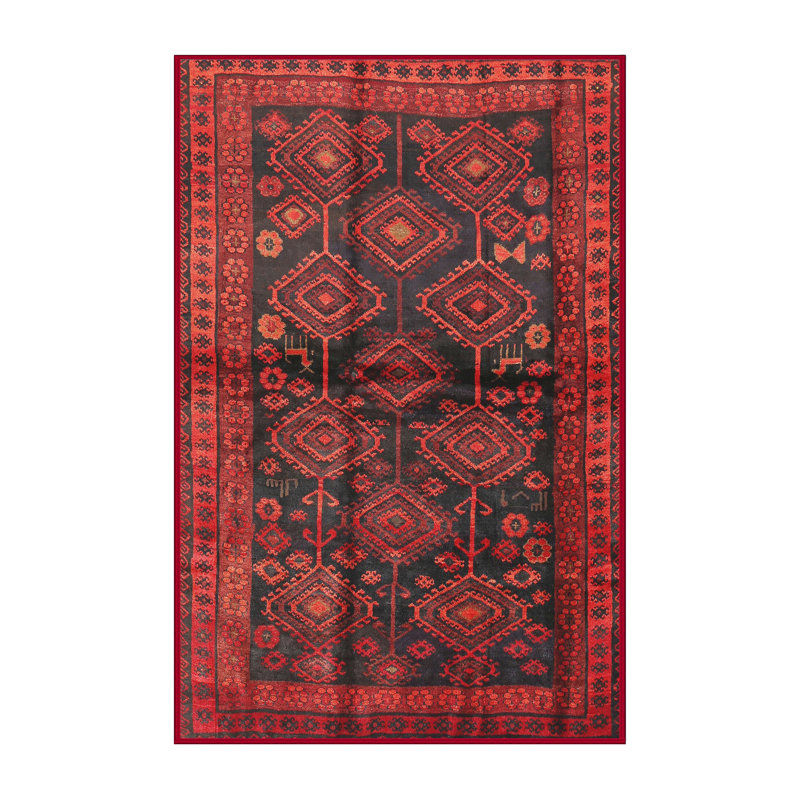Tapis rouge à motif sud-ouest, Rectangle 3 pi x 5 pi