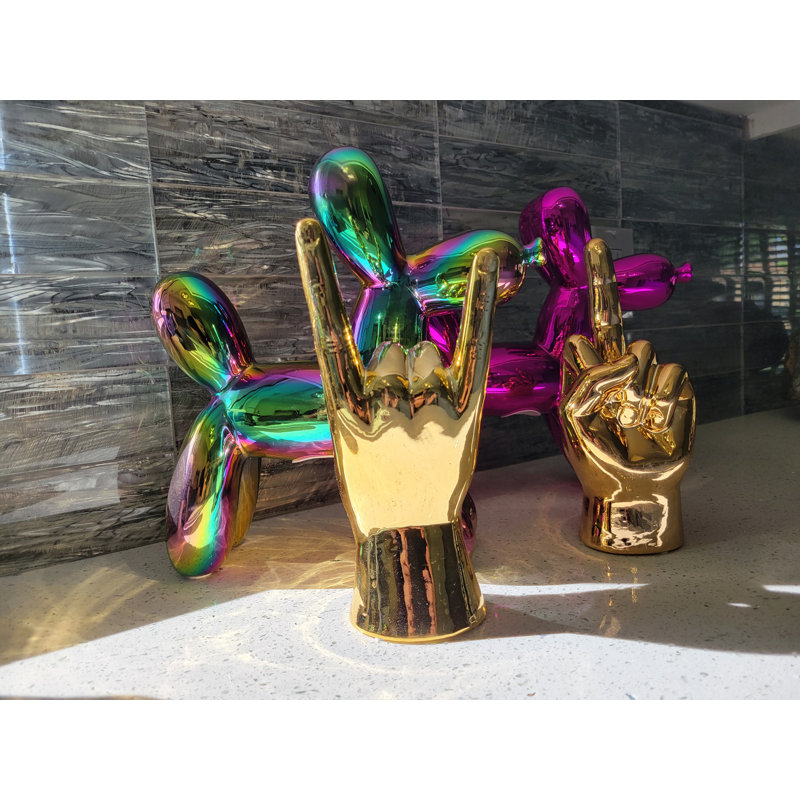 Plateau de table en pierre Gold Interior