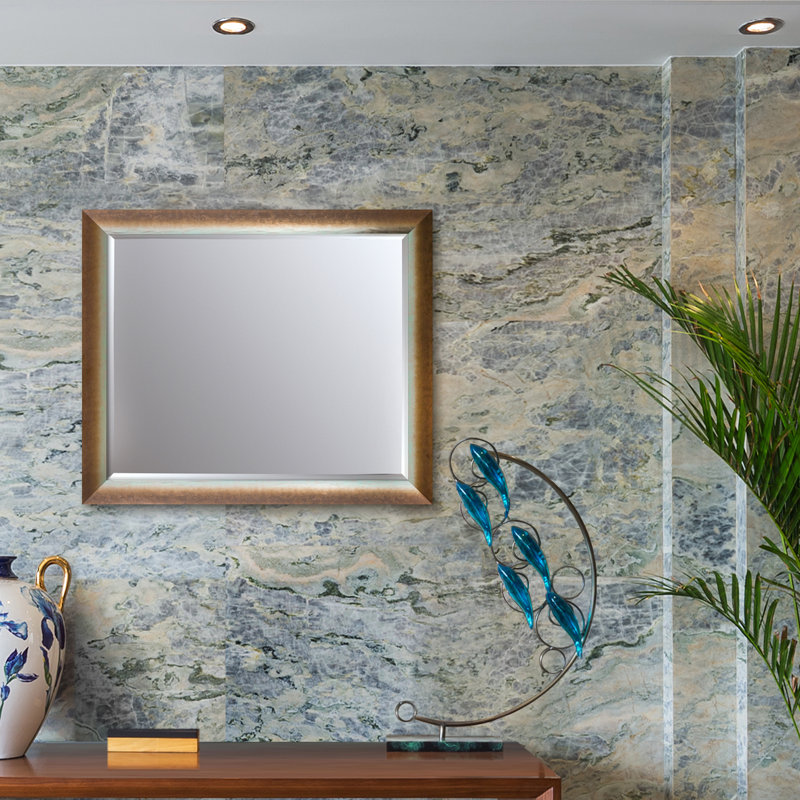 Miroir décoratif biseauté traditionnel Dalaigh, 28 po x 24 po
