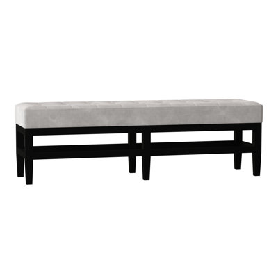 Galindo-White Upholstered Bench
