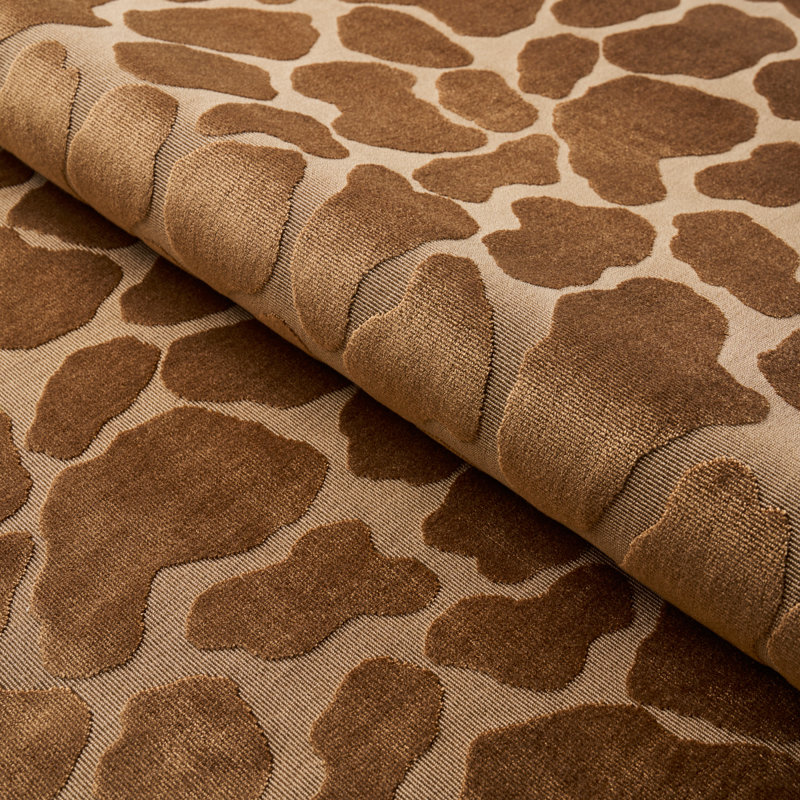 Giraffe Velvet Fabric