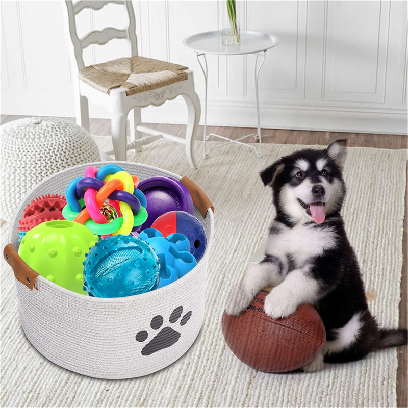 Brayden Studio Fabric Decorative Basket