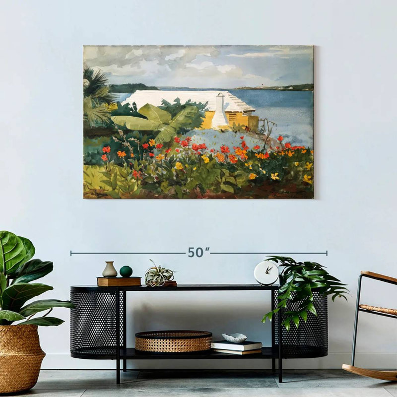 Gillard Flower Garden And Bungalow - Bermudes, H 30 po x l 45 po